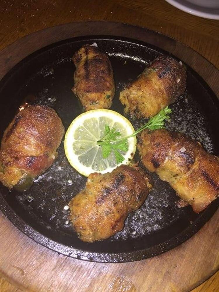 Crab -Stuffed Bacon-Wrapped Grilled Jalapeños